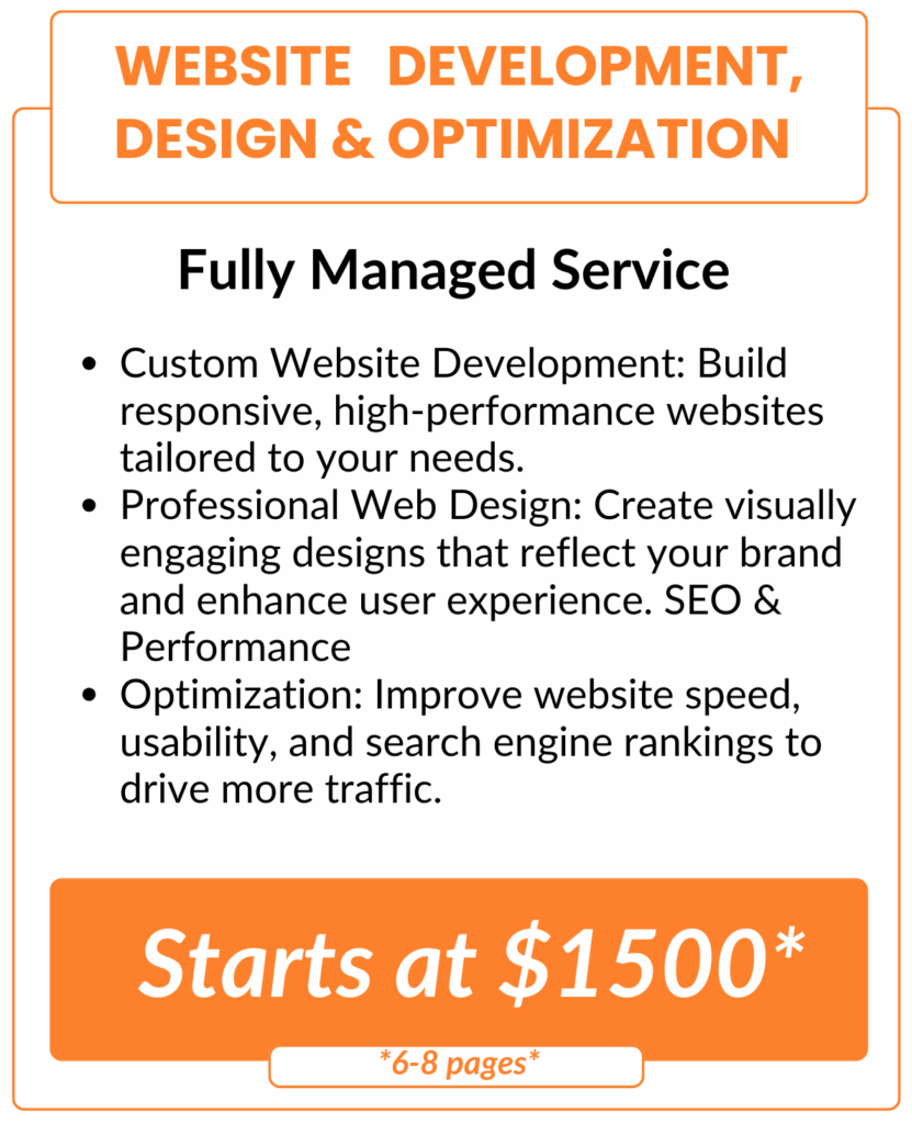 Website Development, Design & Optimization Services